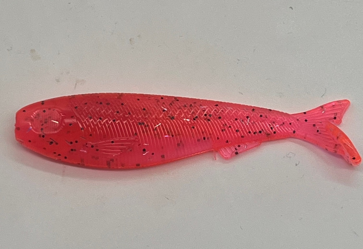 3.3in slay bait metholiate with silver and black flake qty per pack 6