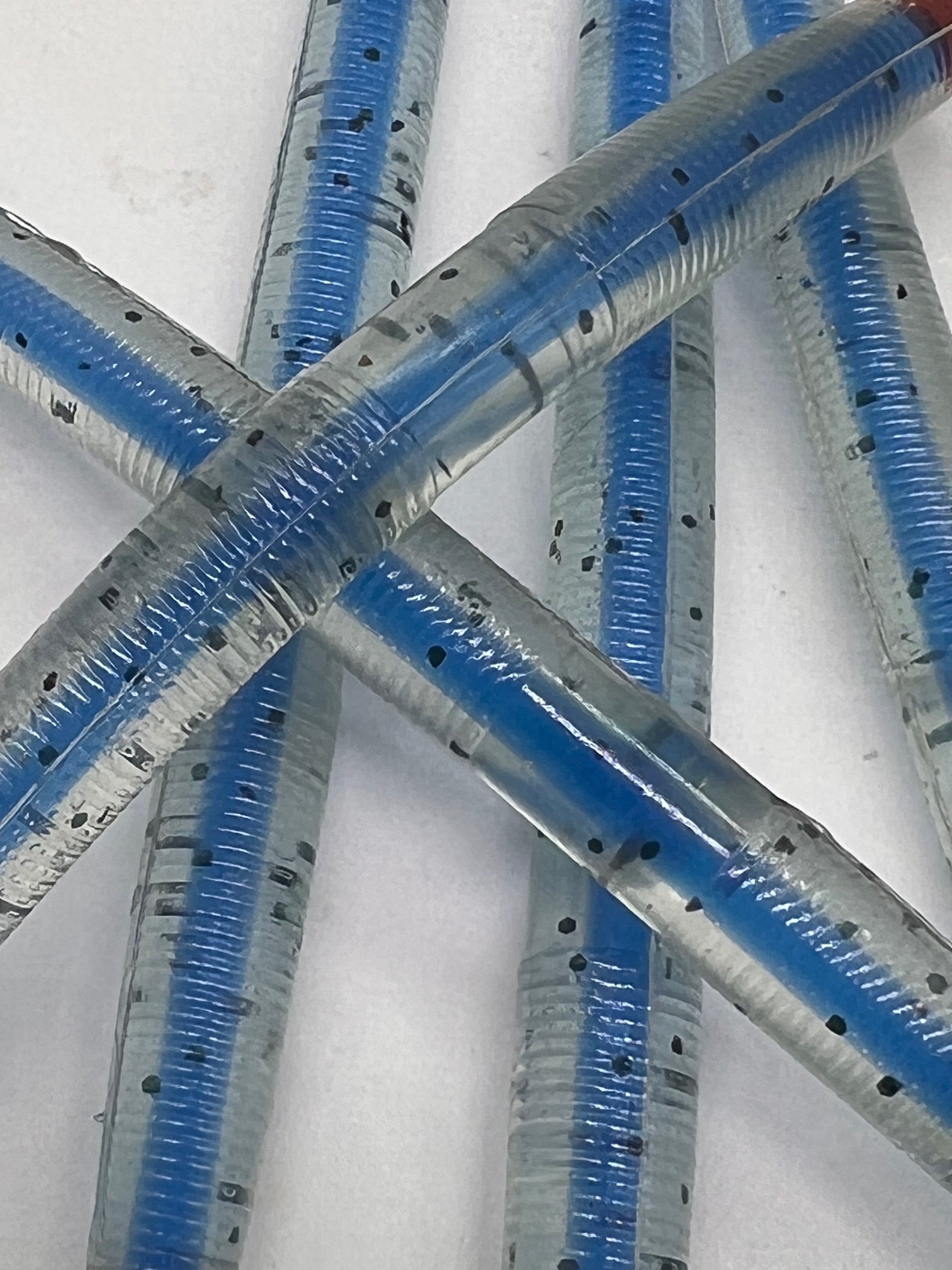 5 inch Blue Core Shot worm qty 6 per pack