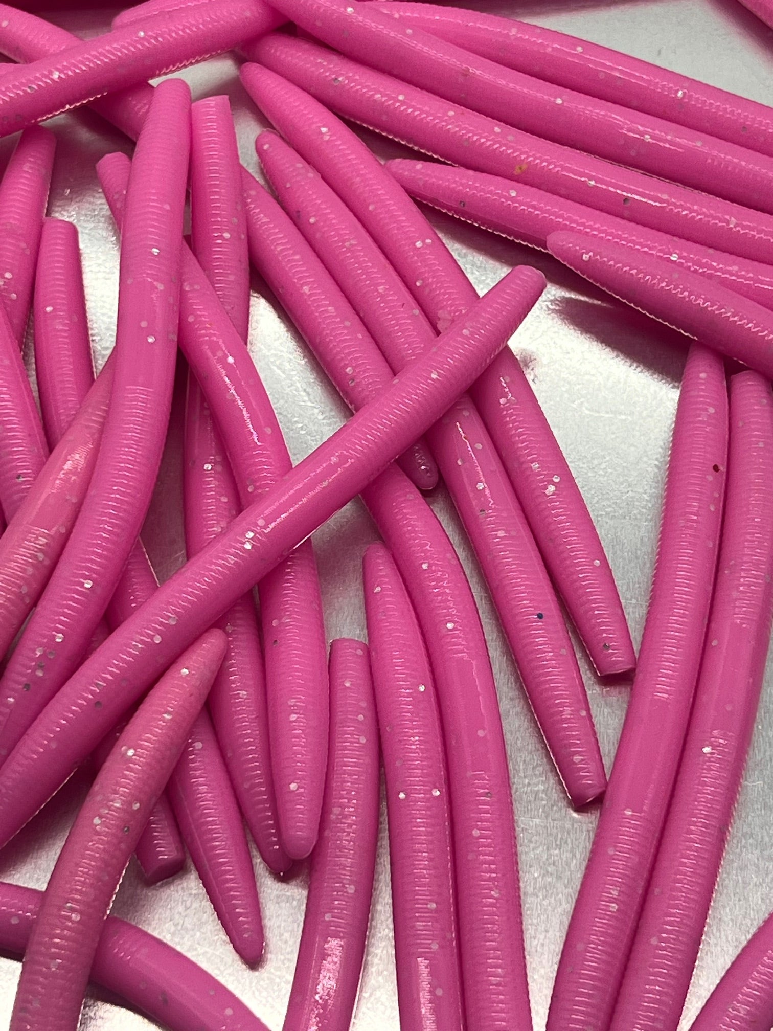 5 inch Bubblegum with Silver Flake qty 8 per pack